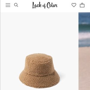 [NWT] Lack of Color - TEDDY BUCKET - CAMEL